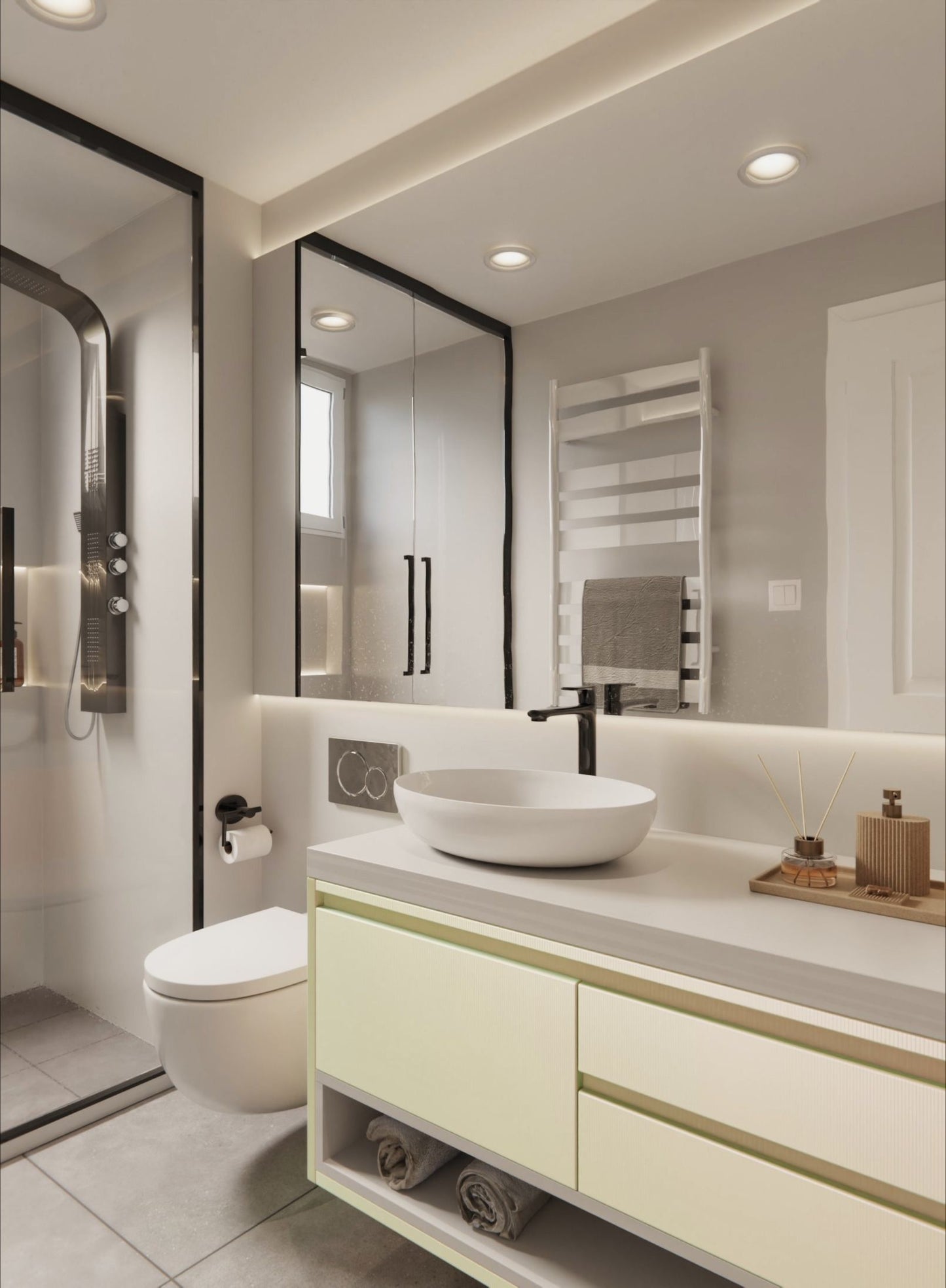 Film adhésif décoratif effet métal irisé Aurora Prestige holographique Cover Styl AU02 pour rénovation de cuisine, meuble, mur et salle de bain.
