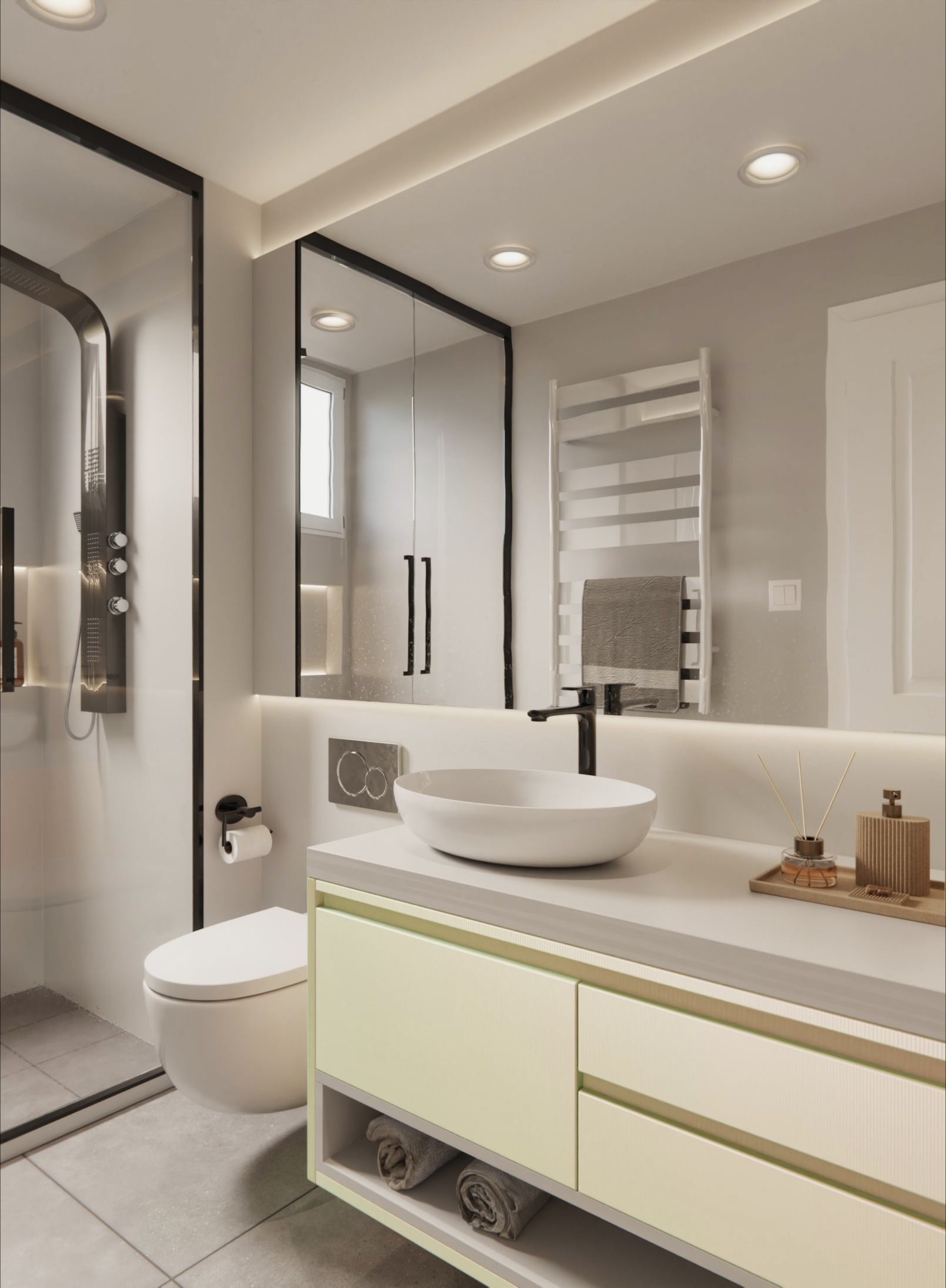 Film adhésif décoratif effet métal irisé Aurora Prestige holographique Cover Styl AU02 pour rénovation de cuisine, meuble, mur et salle de bain.