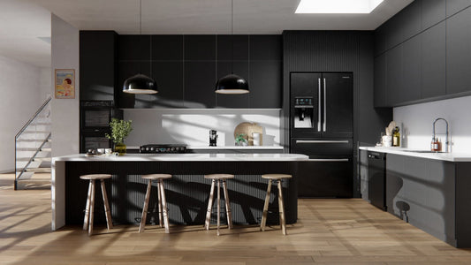 Film adhésif décoratif effet métal rouillé anthracite patiné Rust Prestige Cover Styl NH37 pour rénovation de cuisine, meuble, mur et salle de bain.