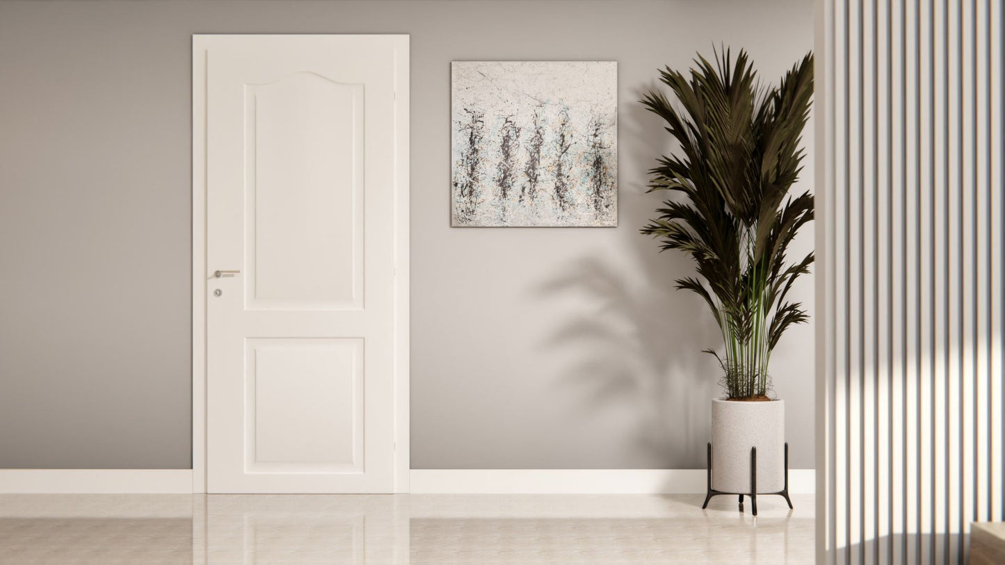 Film adhésif décoratif Cover Styl NE77 beige coquille d'œuf sur porte