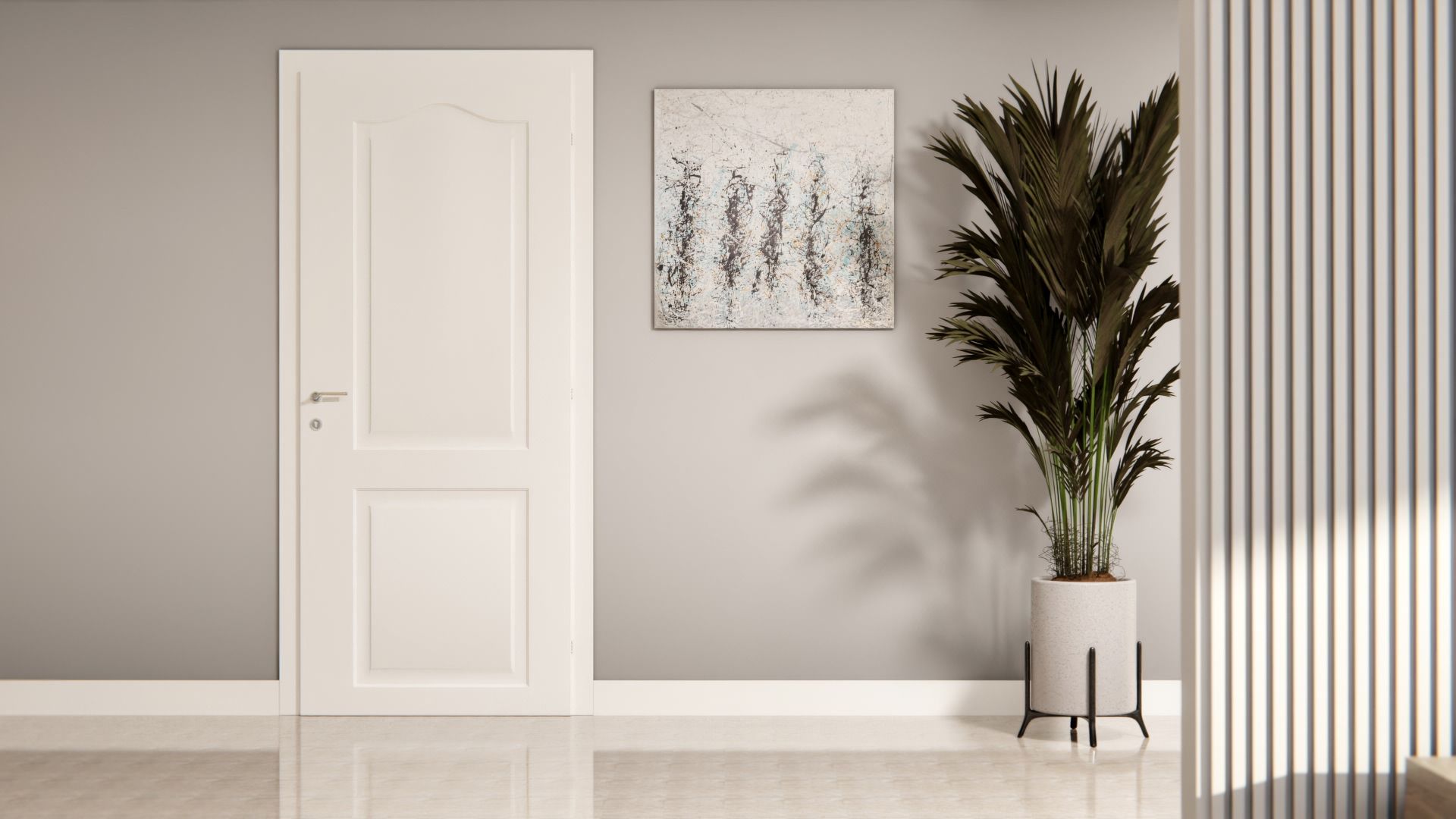 Film adhésif décoratif Cover Styl NE77 beige coquille d'œuf sur porte