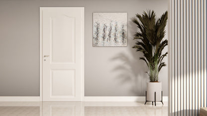 Film adhésif décoratif Cover Styl NE77 beige coquille d'œuf sur porte