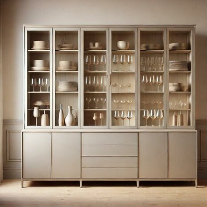 Film adhésif décoratif Cover Styl NF16 blanc crème posé sur meuble