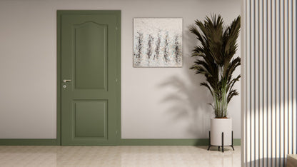 Film adhésif décoratif Cover Styl NH08 vert forêt sur porte