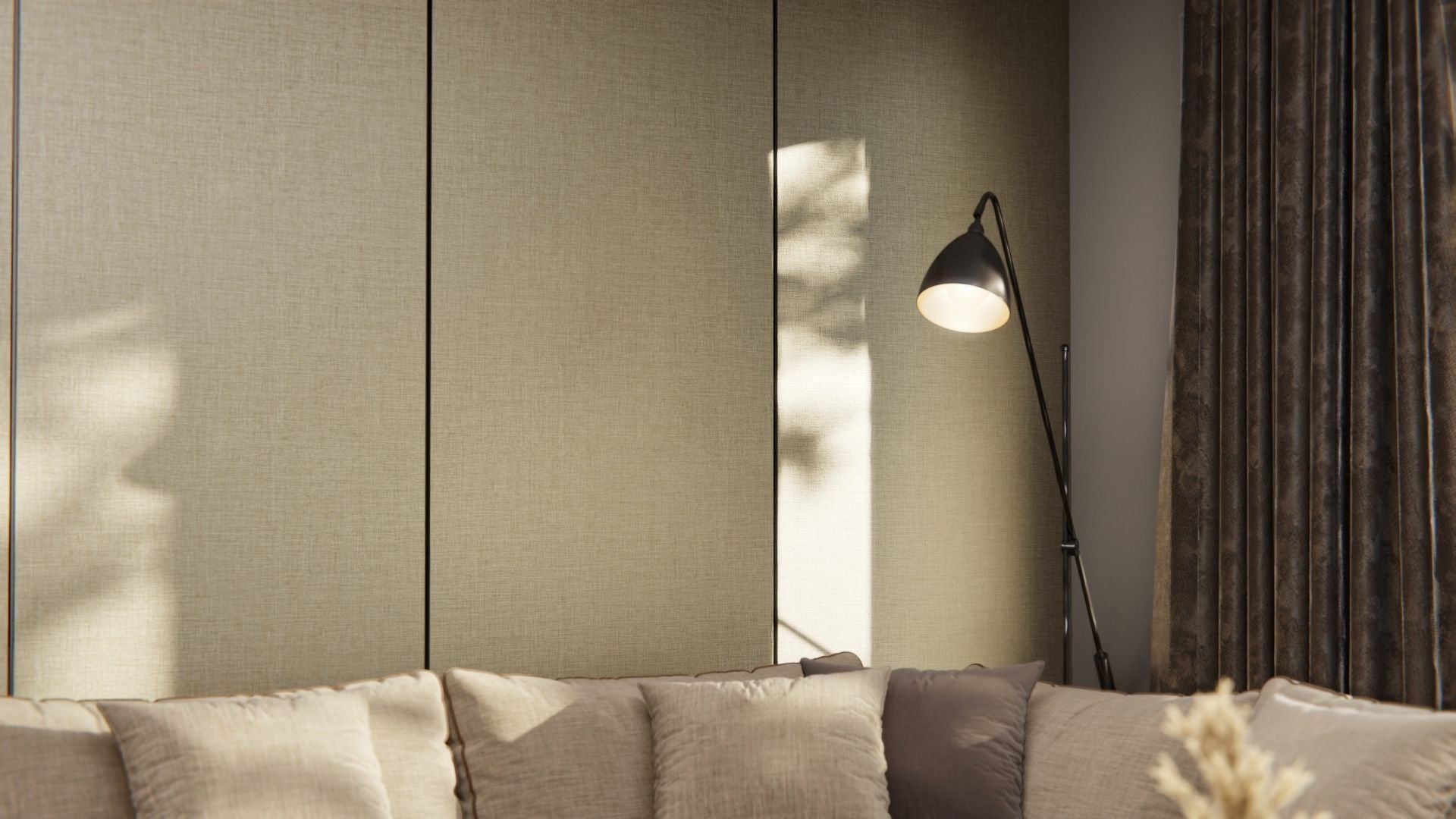 Film adhésif décoratif effet prestige naturel beige tissé texturé Cover Styl NG07 pour rénovation de cuisine, meuble, mur et salle de bain.
