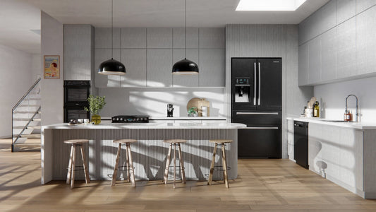 Film adhésif décoratif effet prestige naturel Mika clair texturé Cover Styl NE74 pour rénovation de cuisine, meuble, mur et salle de bain.
