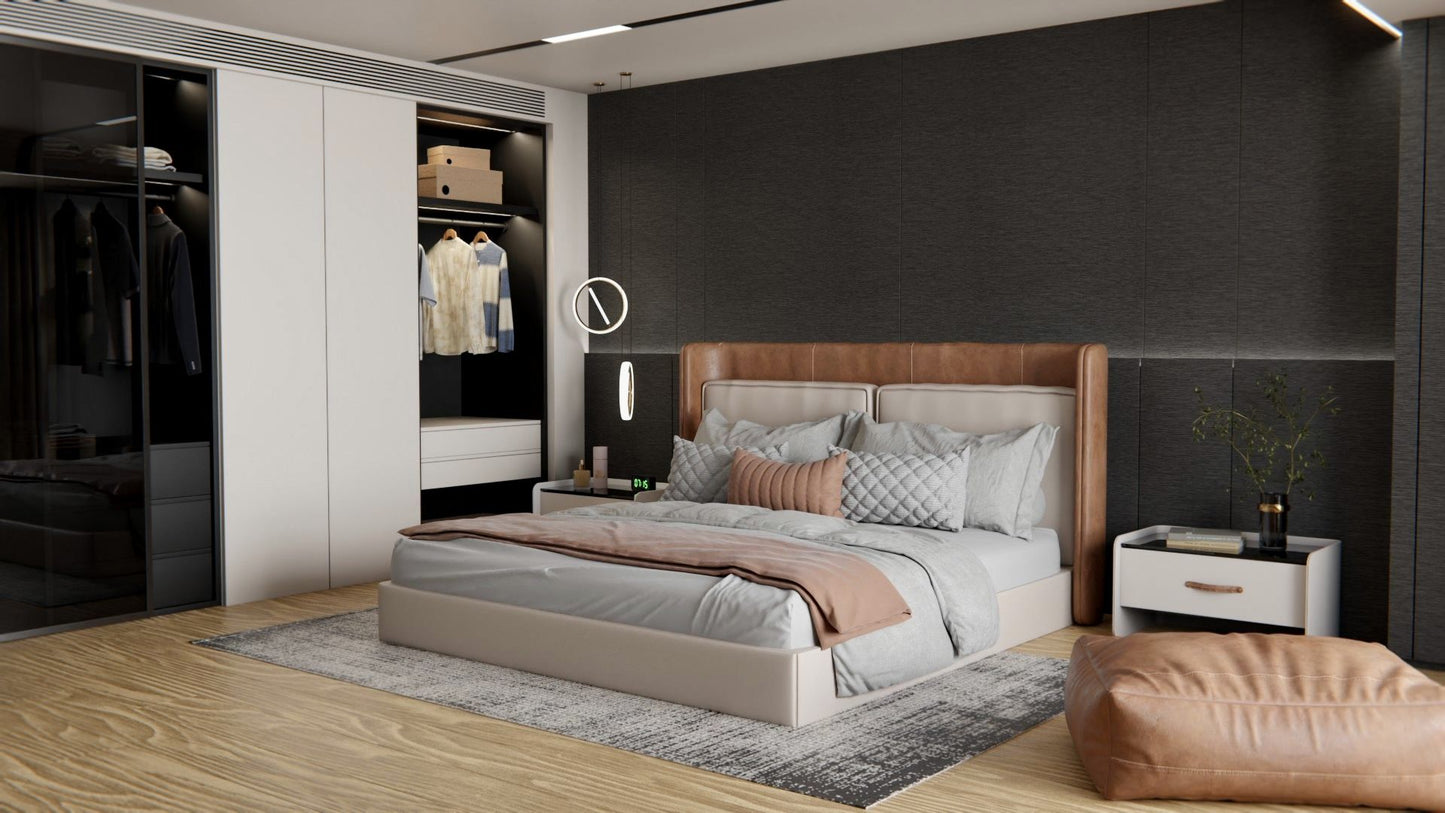 Film adhésif décoratif effet prestige naturel Mika foncé texturé Cover Styl NE73 pour rénovation de cuisine, meuble, mur et salle de bain.
