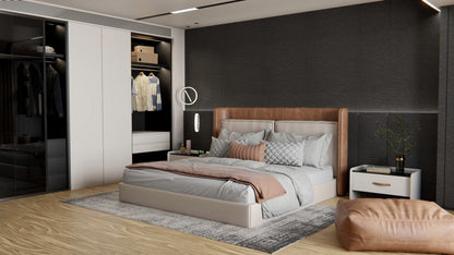 Film adhésif décoratif effet prestige naturel Mika foncé texturé Cover Styl NE73 pour rénovation de cuisine, meuble, mur et salle de bain.
