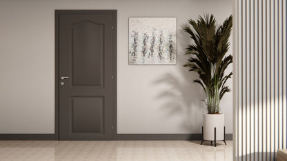 Film adhésif décoratif Cover Styl RM29 onyx posé sur la porte